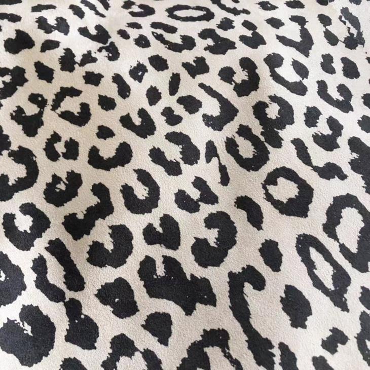 Halloween Leopard Suede Fabric